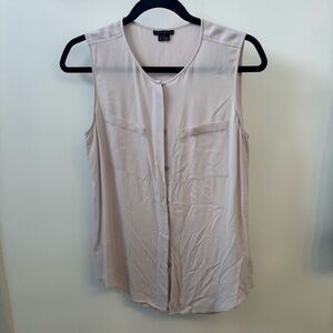 Theory Women's Sleeveless Blouse - Lavender cream